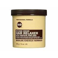 TCB No Base Creme Hair Relaxer Regular 15 oz